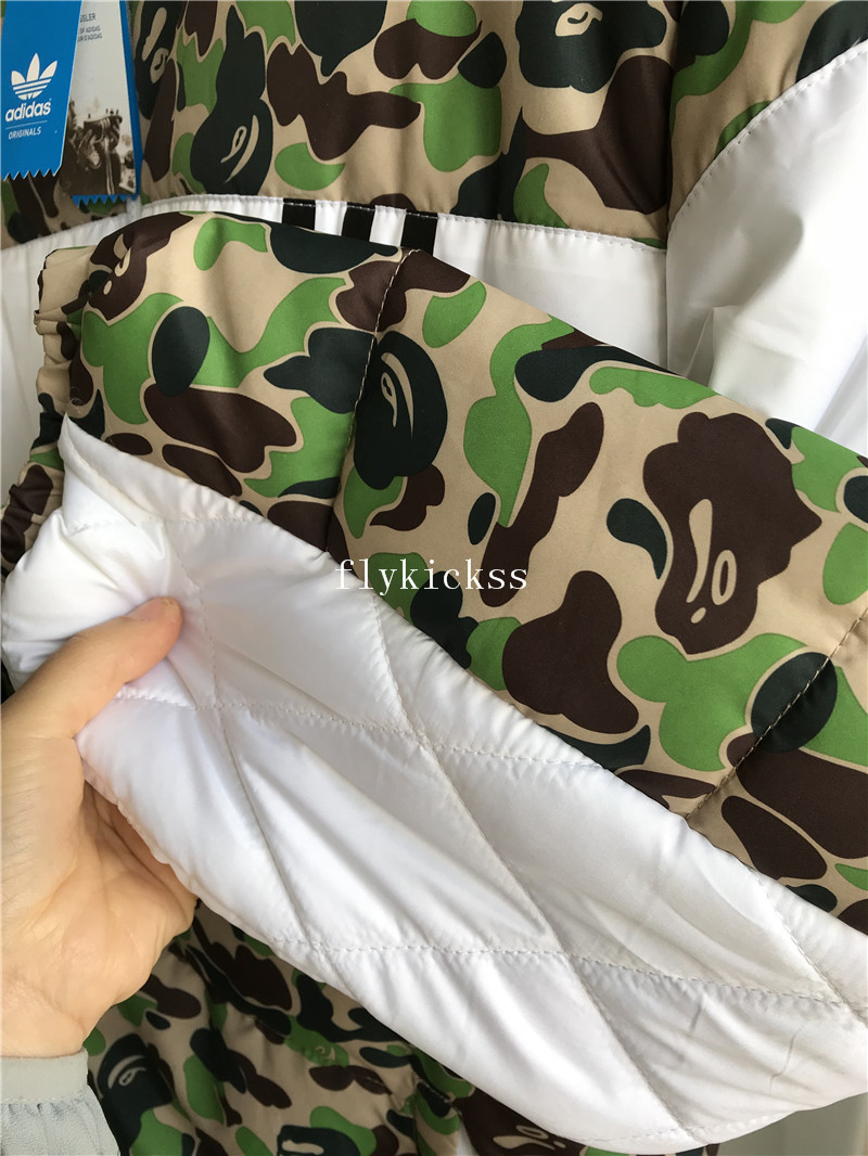 Adidas X Bape Shark Hoodie Coat